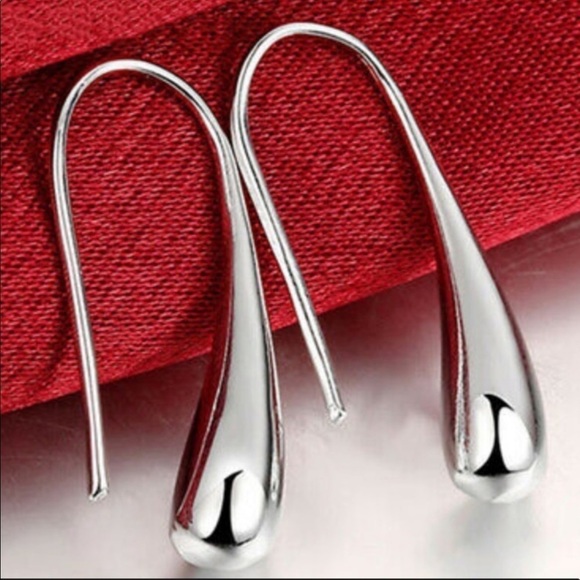 New Simple 925 Sterling Silver Earrings - Picture 2 of 9